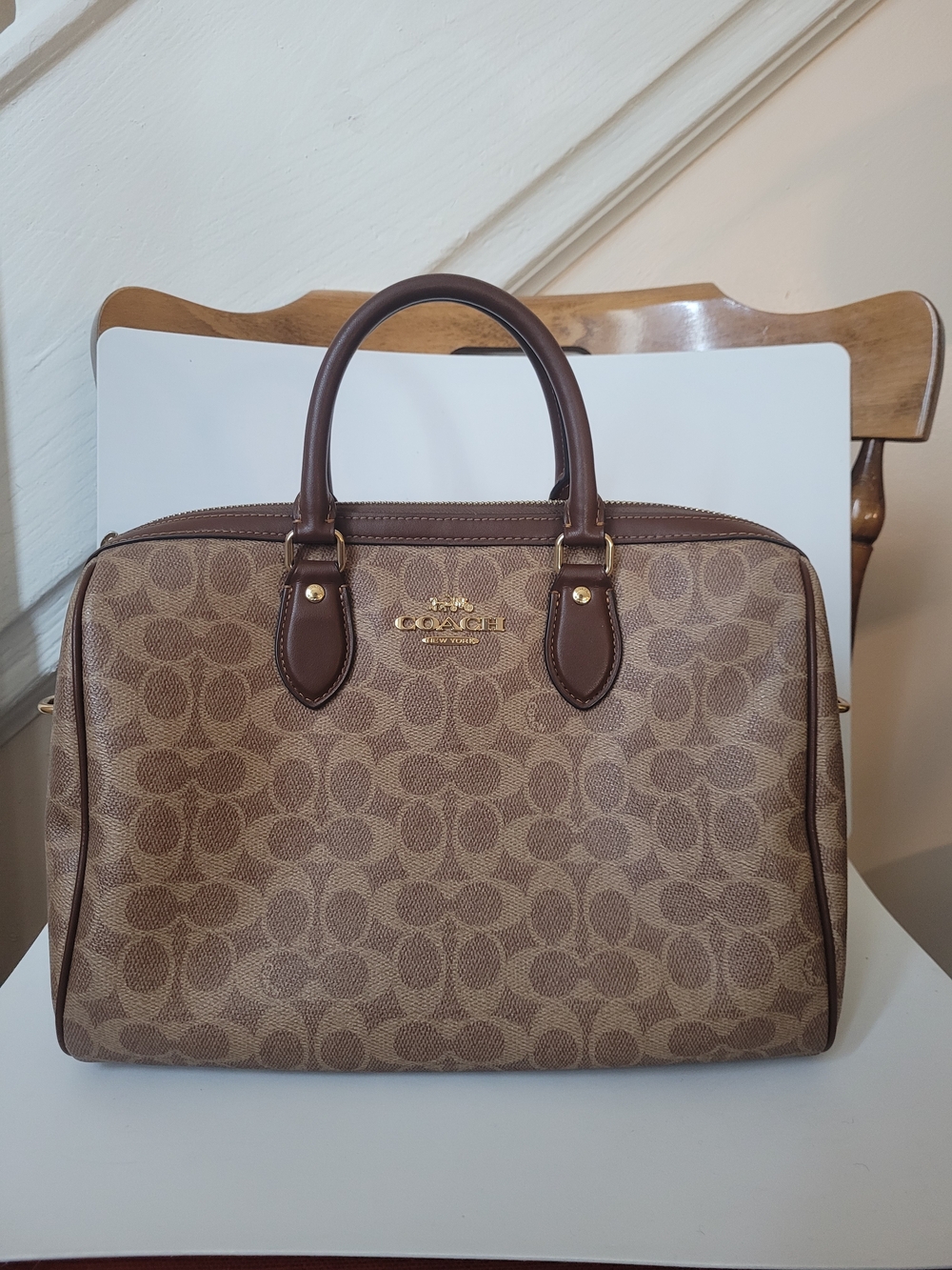 Coach Large Rowan CV959 Missing Crossbody Strap